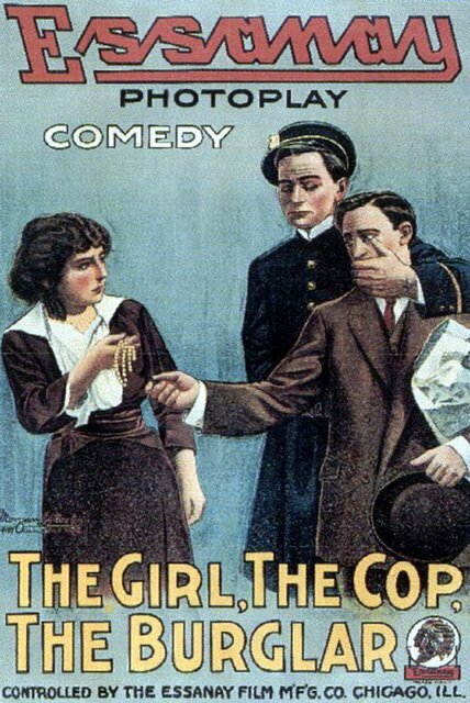 The Girl, the Cop, the Burglar (1914) постер