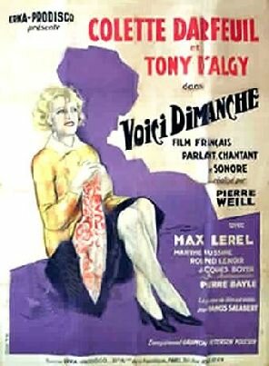 Voici dimanche (1930) постер