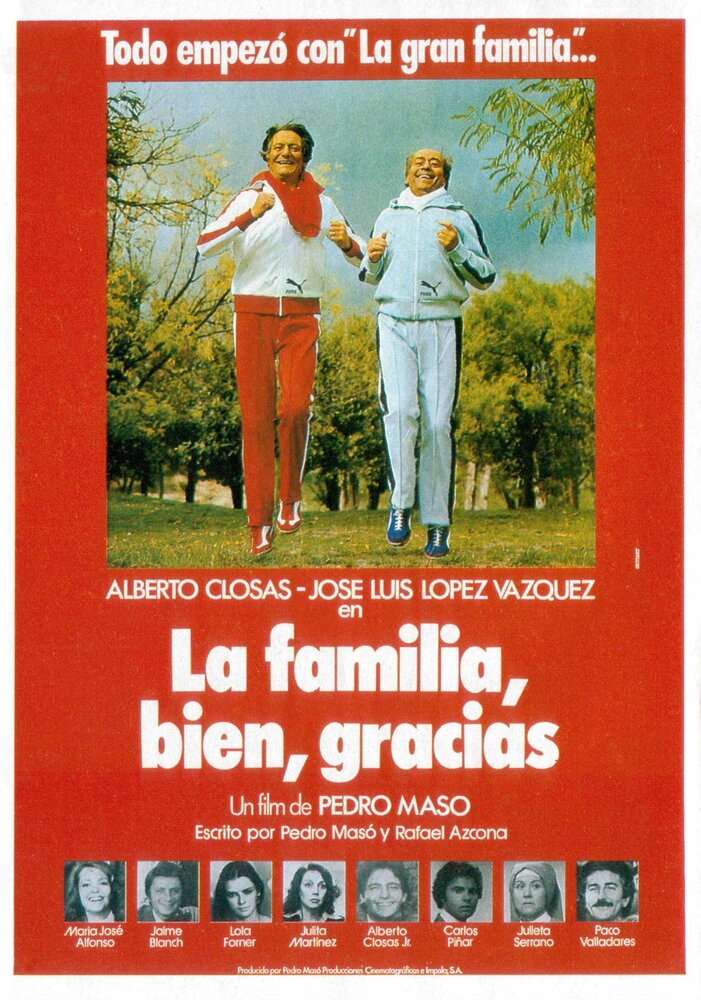 La familia, bien, gracias (1979) постер