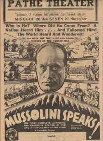Муссолини говорит! (1933) постер